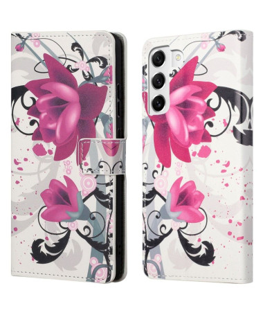 Housse Samsung Galaxy S23 Plus Fleurs de lotus