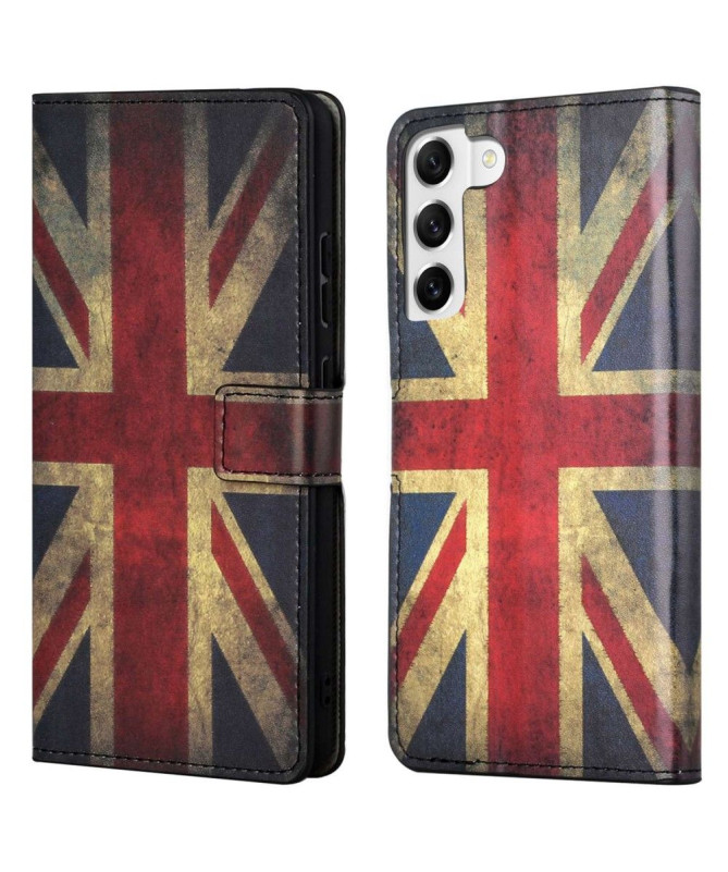 Housse Samsung Galaxy S23 Plus Drapeau Anglais Vintage