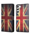 Housse Samsung Galaxy S23 Plus Drapeau Anglais Vintage