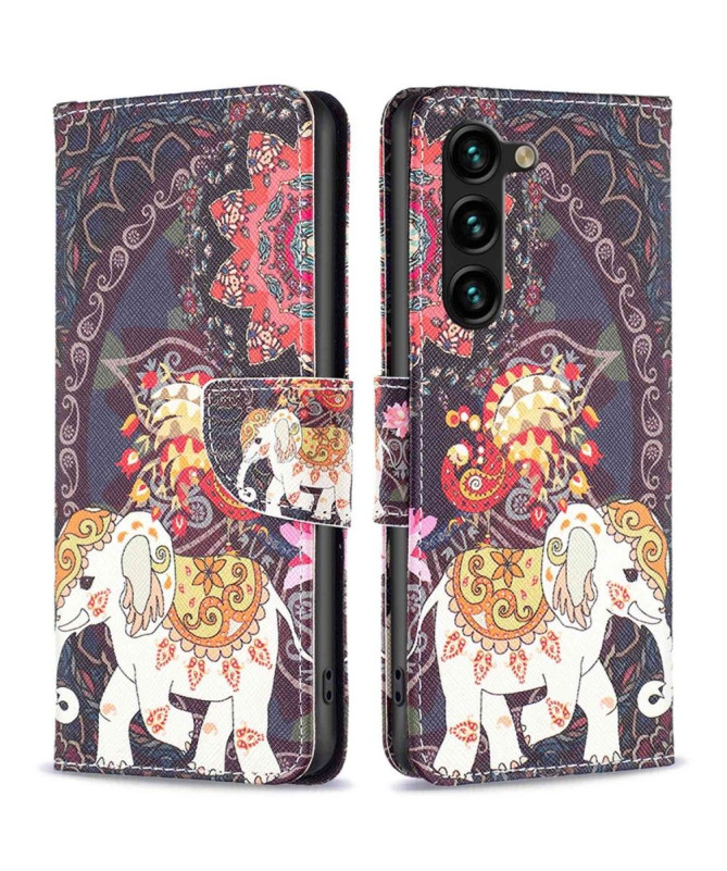 Housse Samsung Galaxy S23 Plus motifs Éléphants