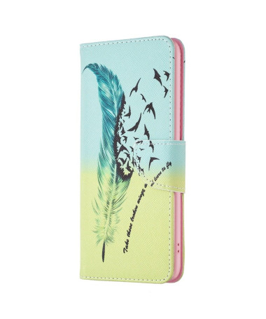 Housse Samsung Galaxy S23 Plus plume et citation