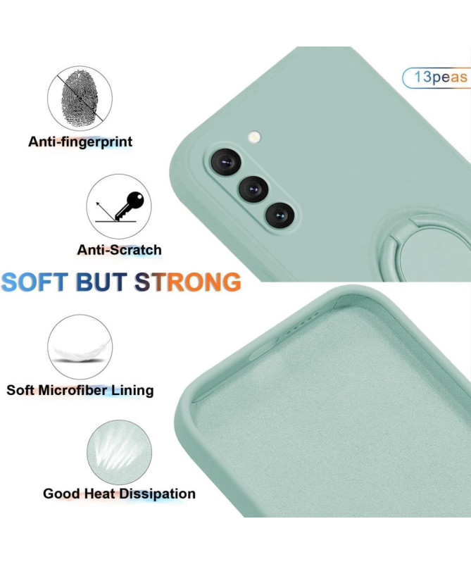 Coque Samsung Galaxy S23 Plus Silicone Liquide Ring