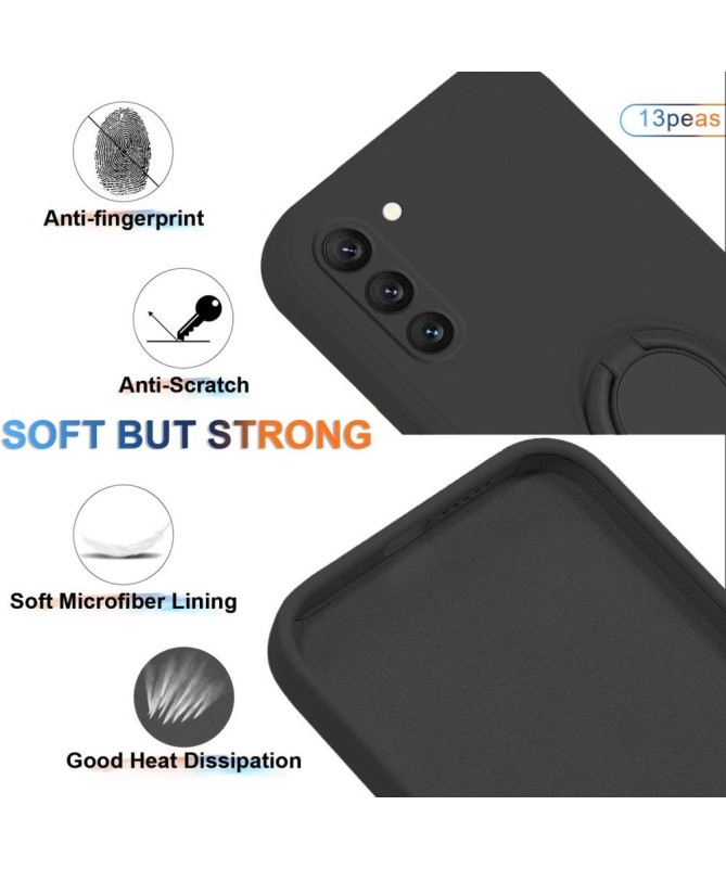 Coque Samsung Galaxy S23 Plus Silicone Liquide Ring