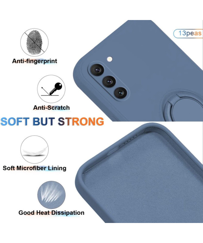 Coque Samsung Galaxy S23 Plus Silicone Liquide Ring