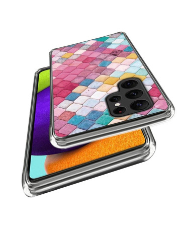 Coque Samsung Galaxy S23 Ultra Colorful Squares