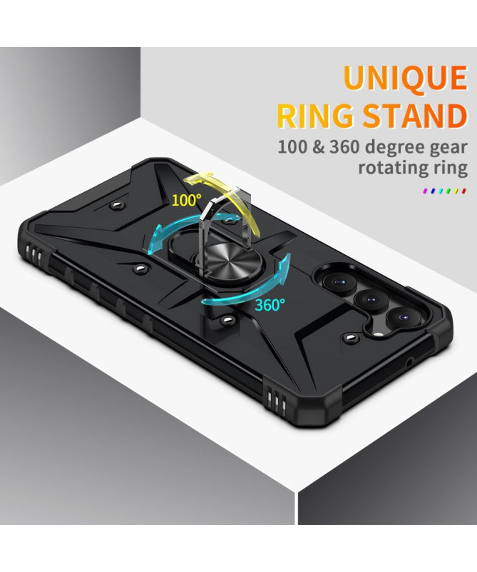 Defender - Coque Samsung Galaxy S23 avec anneau rotatif
