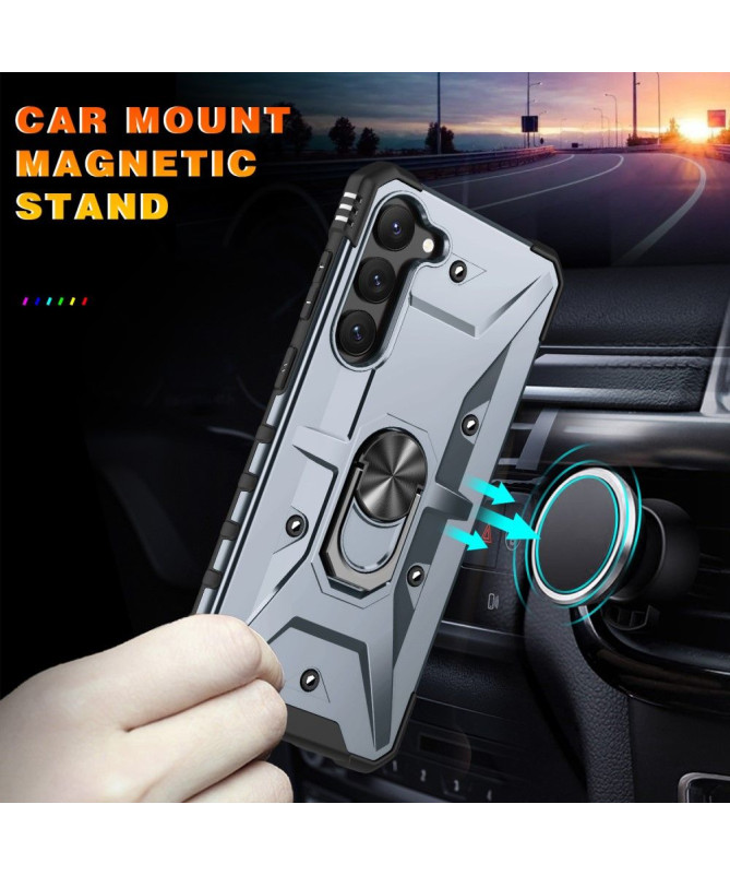 Defender - Coque Samsung Galaxy S23 avec anneau rotatif