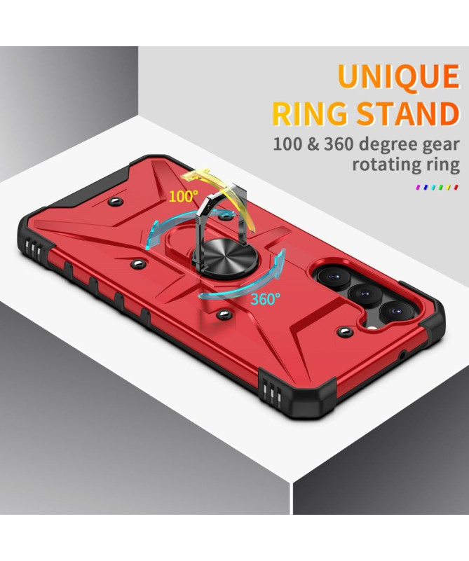 Defender - Coque Samsung Galaxy S23 avec anneau rotatif