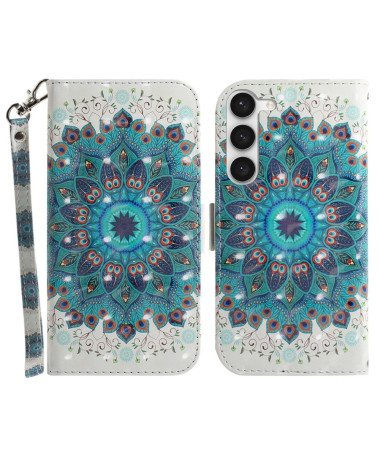 Housse Samsung Galaxy S23 Paon Mandala