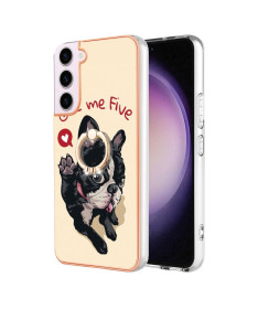 Coque Samsung Galaxy S23 Give Me Five Dog avec Support Anneau