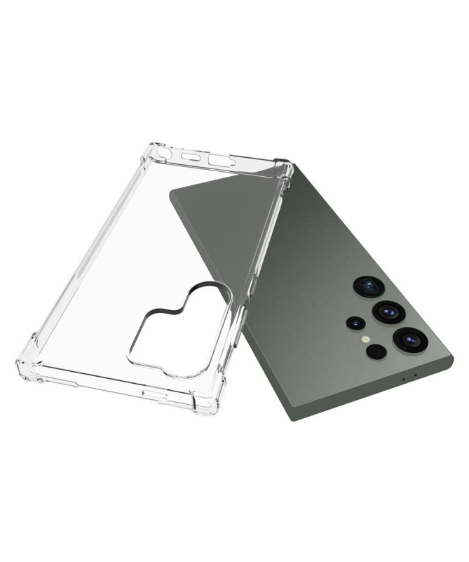 Coque Samsung Galaxy S24 Ultra transparente angles renforcés