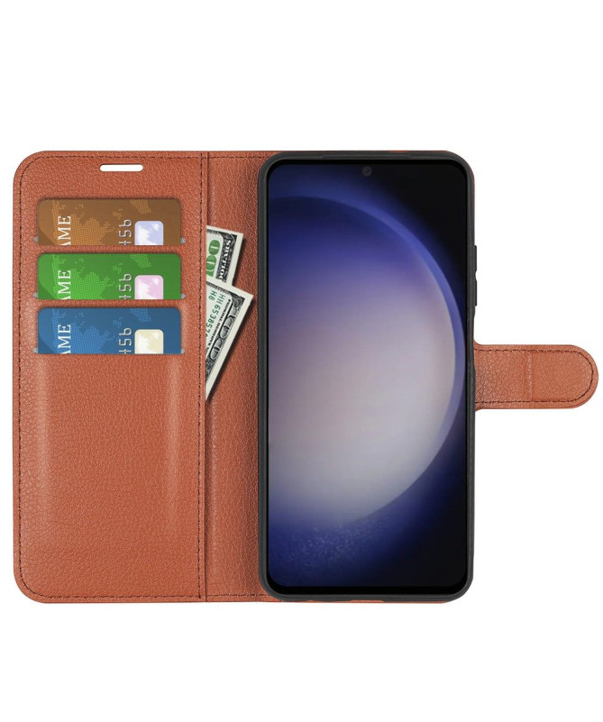 Housse Samsung Galaxy S24 portefeuille style cuir
