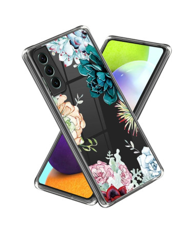 Coque Samsung Galaxy S24 variété de fleurs