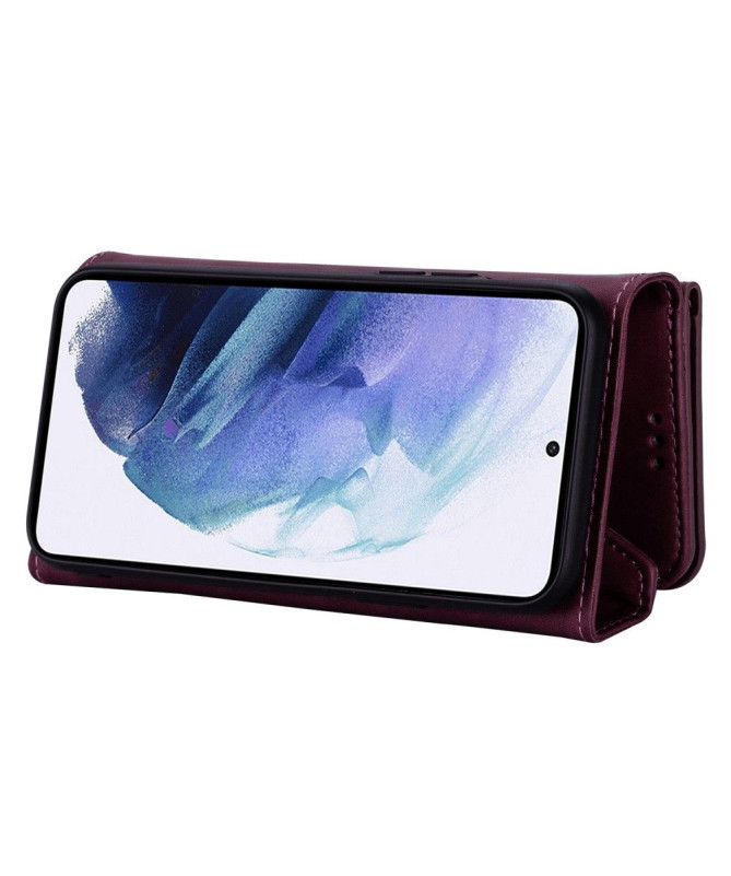 Housse Samsung Galaxy S24 Portefeuille Effet Cuir N.BEKUS