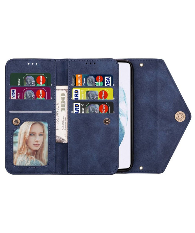 Housse Samsung Galaxy S24 Portefeuille Effet Cuir N.BEKUS