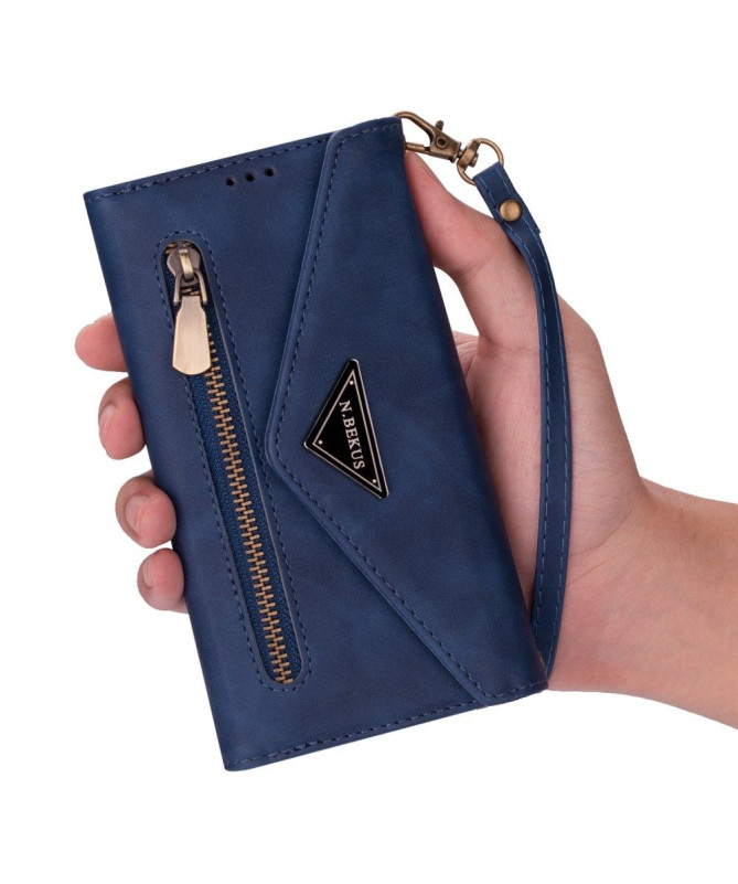 Housse Samsung Galaxy S24 Portefeuille Effet Cuir N.BEKUS