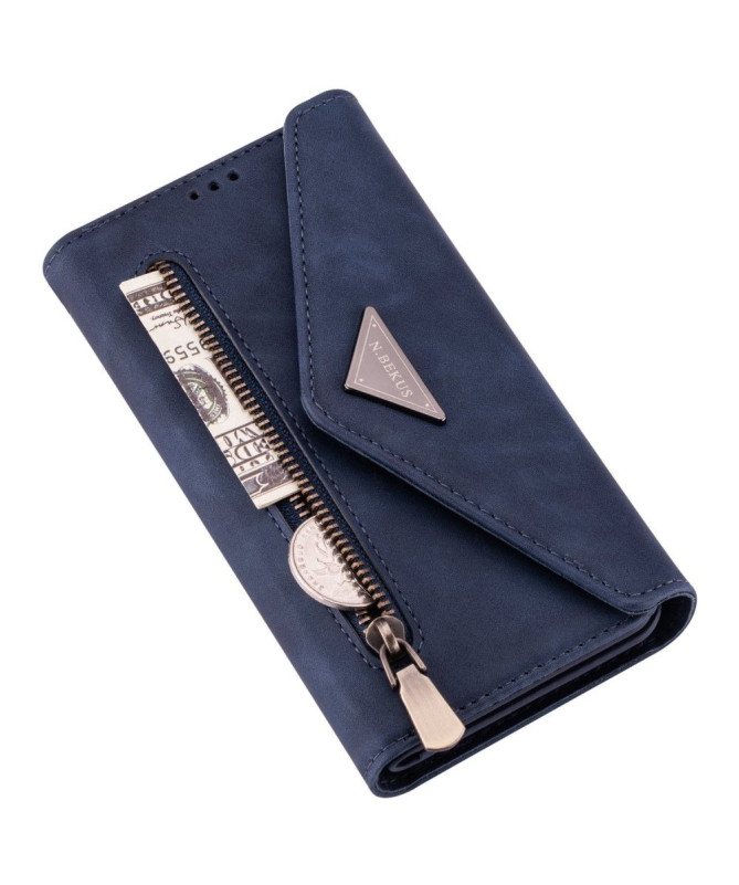 Housse Samsung Galaxy S24 Portefeuille Effet Cuir N.BEKUS