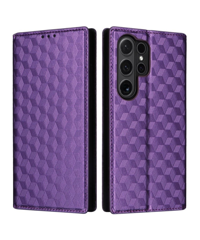 Housse Samsung Galaxy S24 Ultra flip cover design géométrie