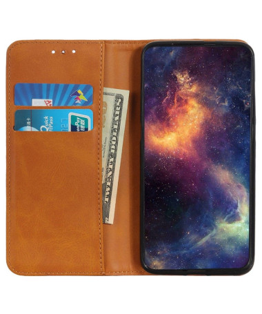 Housse Samsung Galaxy S24 Ultra Simone Flip simili cuir vieilli