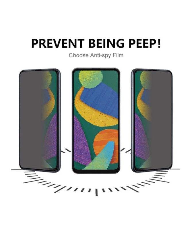 Samsung Galaxy S24 Plus - Protection d'écran verre trempé et filtre de confidentialité