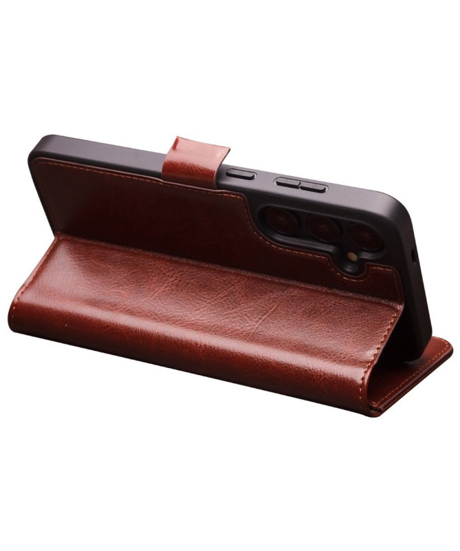 Étui Samsung Galaxy S24 cuir portefeuille QIALINO
