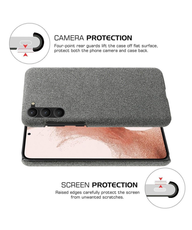 Coque Samsung Galaxy S24 Plus revêtement tissu