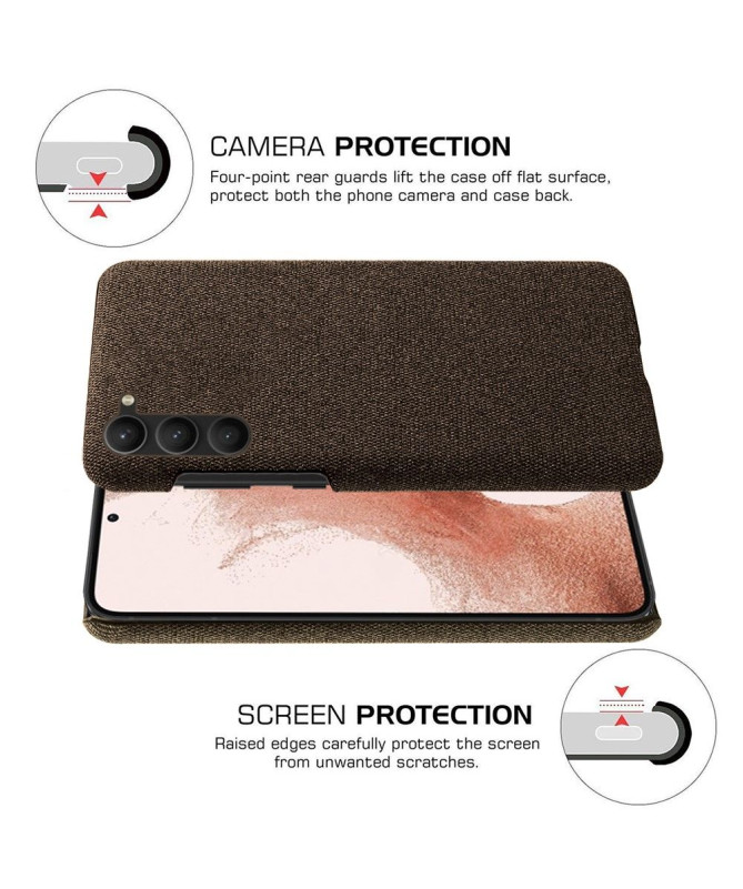 Coque Samsung Galaxy S24 Plus revêtement tissu