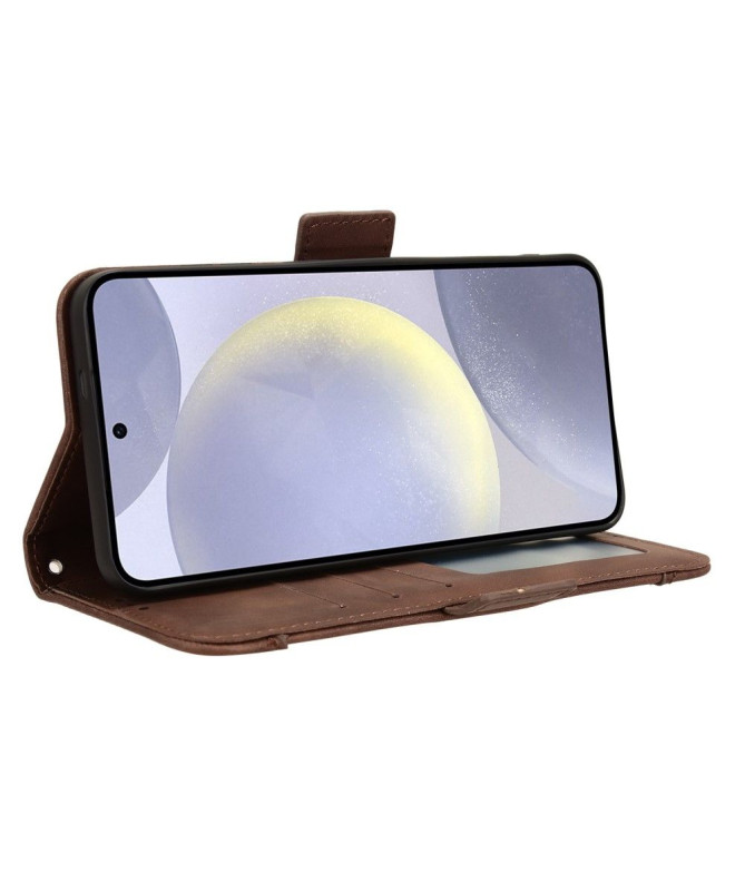Housse Samsung Galaxy S24 Plus premium portefeuille avec porte cartes