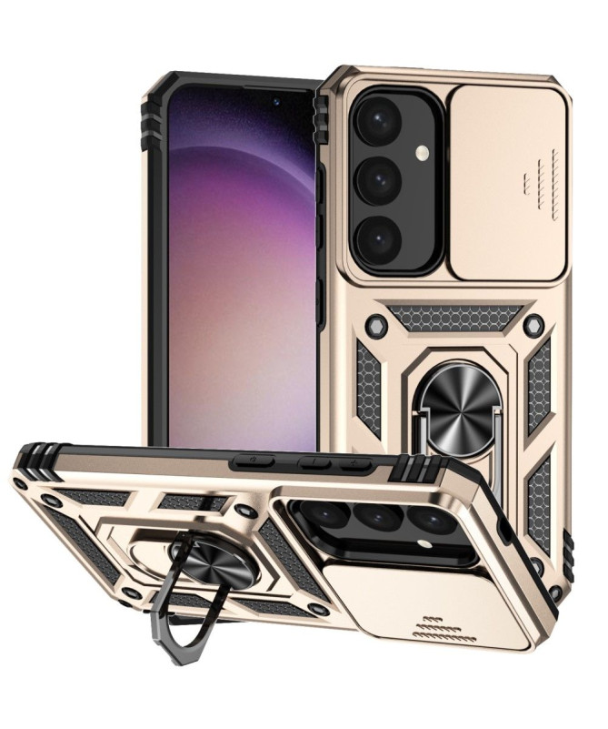 Samsung Galaxy S24 Plus - Coque Hybride Protection Caméra et Fonction 