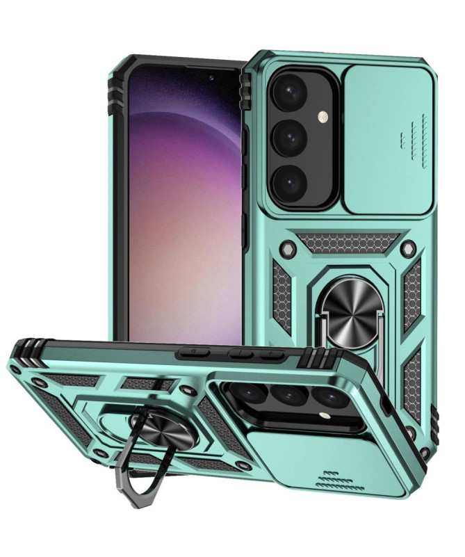 Samsung Galaxy S24 Plus - Coque Hybride Protection Caméra et Fonction 