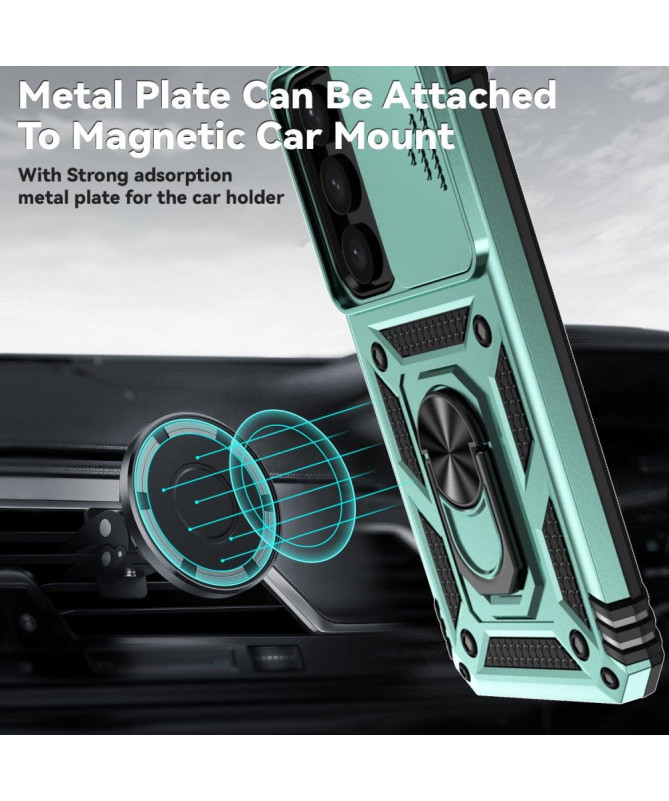 Samsung Galaxy S24 Plus - Coque Hybride Protection Caméra et Fonction 