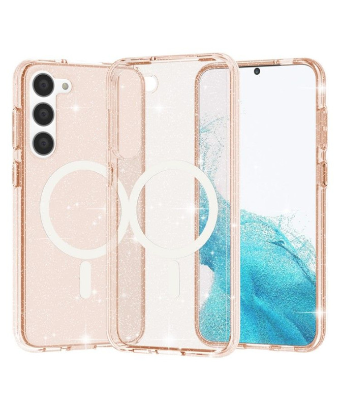 Samsung Galaxy S24 Plus - Coque paillettes compatible MagSafe