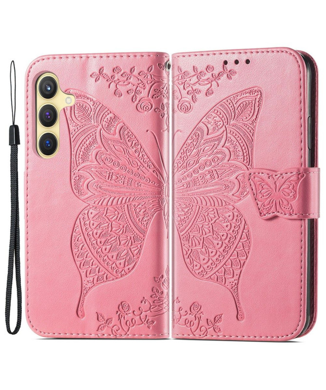 Housse Samsung Galaxy S24 Plus Papillon Relief