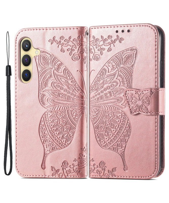 Housse Samsung Galaxy S24 Plus Papillon Relief