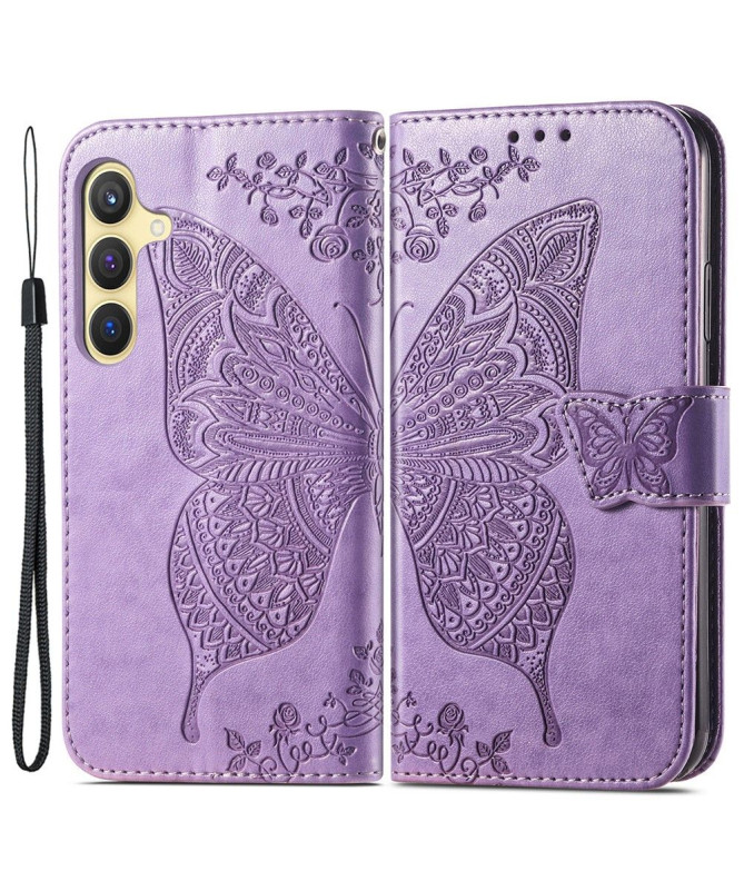 Housse Samsung Galaxy S24 Plus Papillon Relief