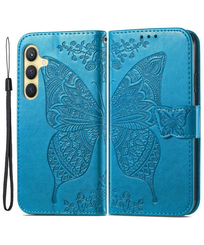 Housse Samsung Galaxy S24 Plus Papillon Relief