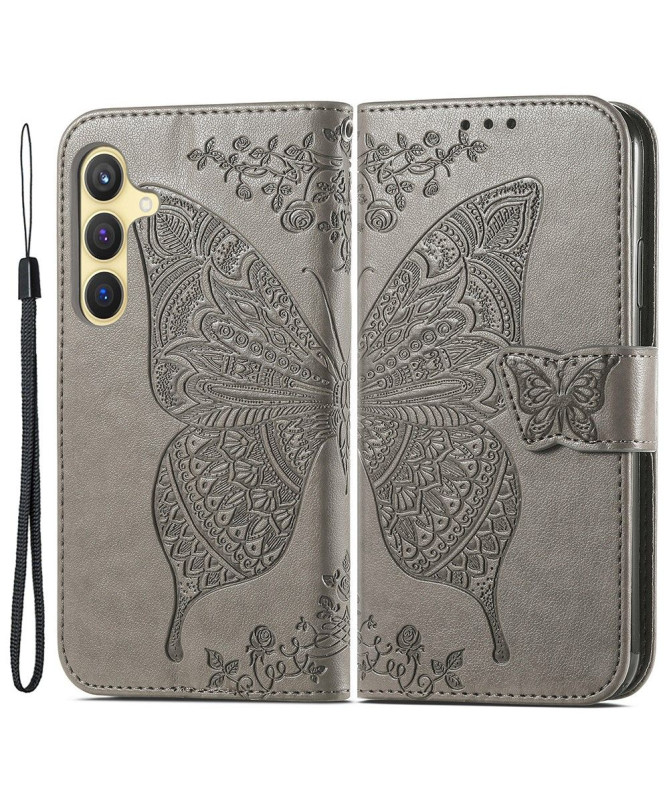 Housse Samsung Galaxy S24 Plus Papillon Relief