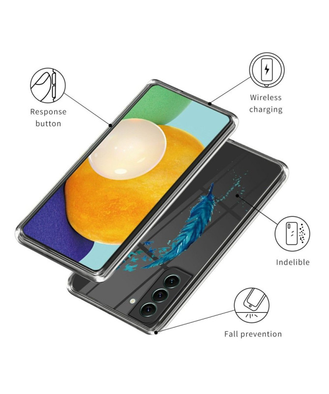 Coque Samsung Galaxy S24 Plus Plume et Oiseaux
