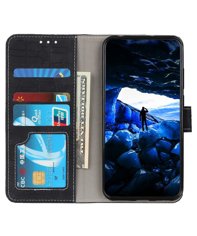 Housse Samsung Galaxy S24 simili cuir effet peau de crocodile