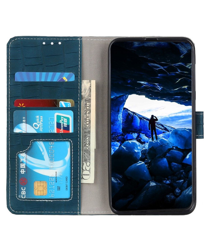 Housse Samsung Galaxy S24 simili cuir effet peau de crocodile