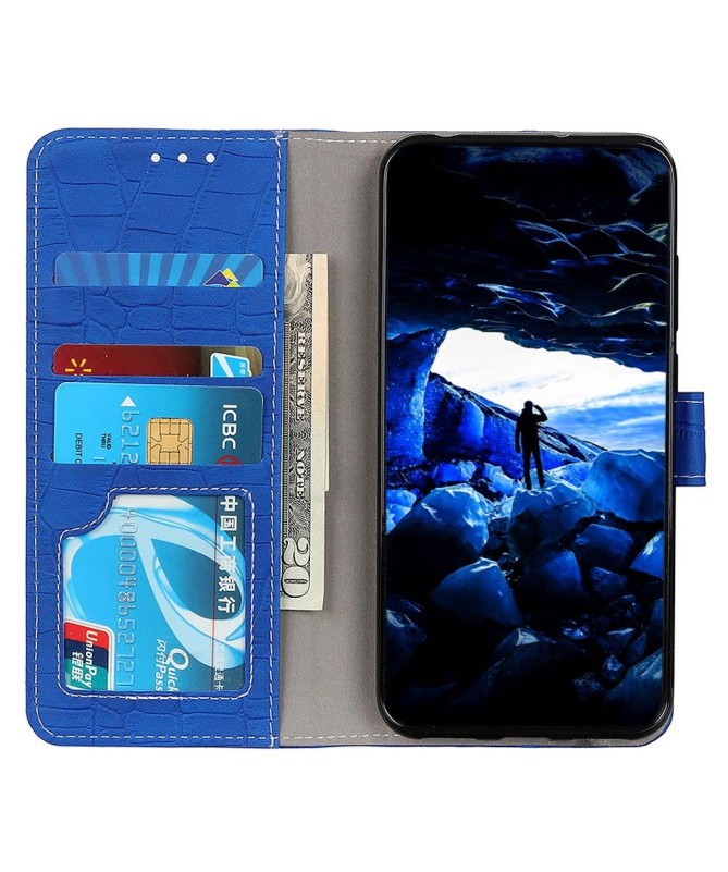 Housse Samsung Galaxy S24 simili cuir effet peau de crocodile