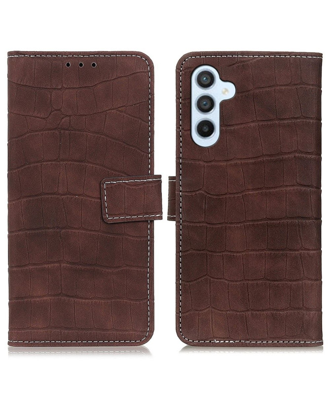 Housse Samsung Galaxy S24 simili cuir effet peau de crocodile