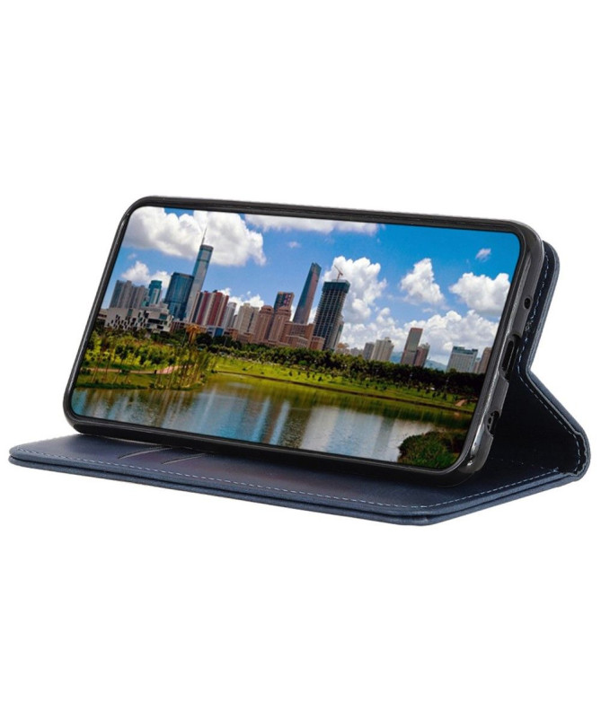 Housse Samsung Galaxy S24 Simone Flip simili cuir vieilli