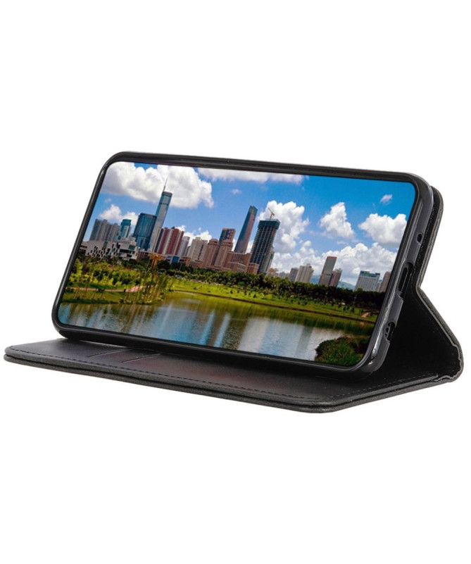 Housse Samsung Galaxy S24 Simone Flip simili cuir vieilli