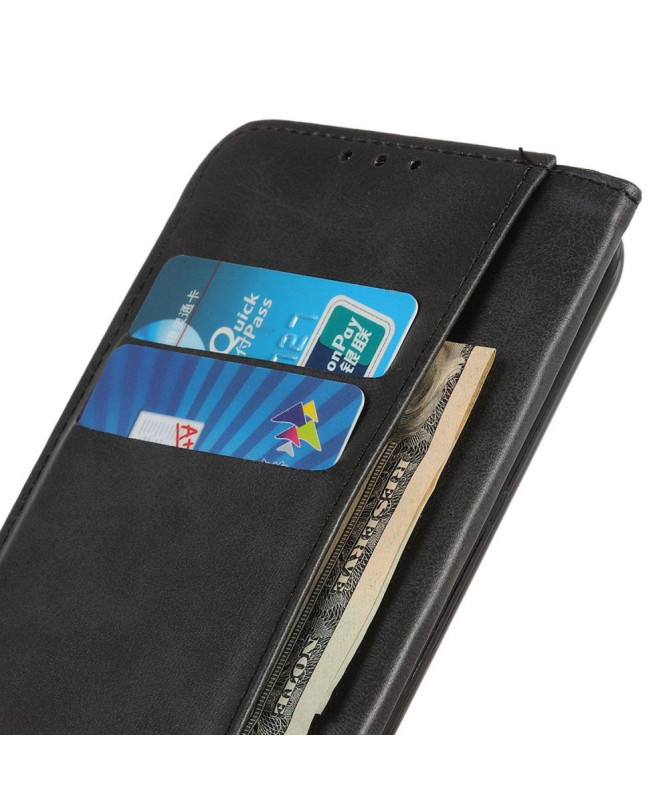Housse Samsung Galaxy S24 Simone Flip simili cuir vieilli