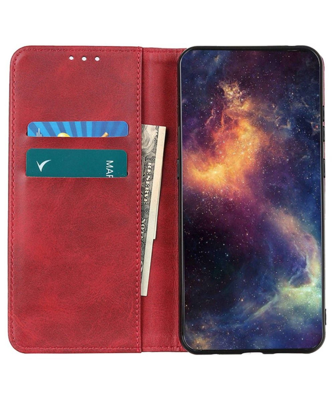 Housse Samsung Galaxy S24 Simone Flip simili cuir vieilli