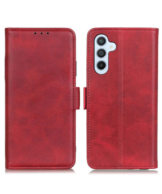 Étui Samsung Galaxy S24 portefeuille revêtement simili cuir mat