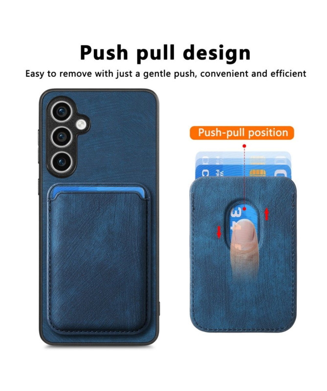 Coque Samsung Galaxy S23 FE - Étui Porte-Carte Magnétique Détachable