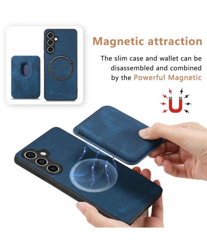 Coque Samsung Galaxy S23 FE - Étui Porte-Carte Magnétique Détachable