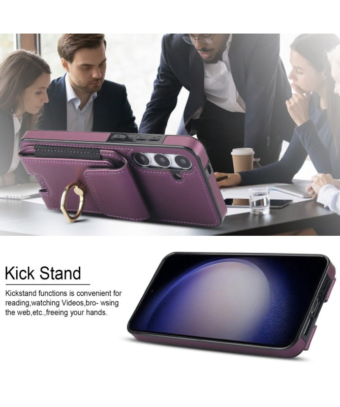 Coque Samsung Galaxy S23 FE Porte-Cartes avec anneau